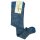 Babystrumpfhose 80% Wolle Ringel blau-grau - 56/62