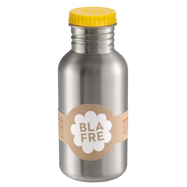 Blafre Edelstahl Trinkflasche 500ml yellow