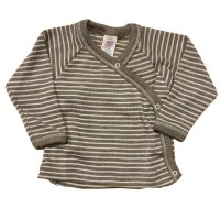 Wickelshirt Wolle/Seide walnuss/natur