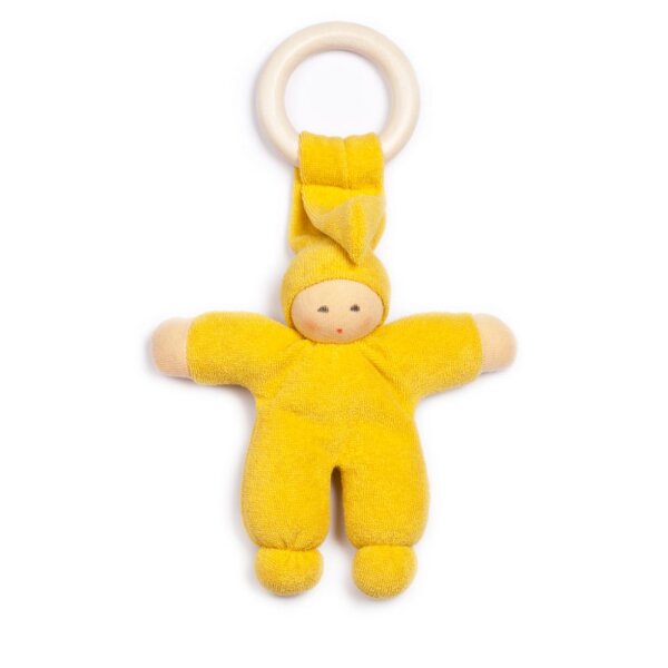 Pimpel Frottee gelb mit Ring 20cm