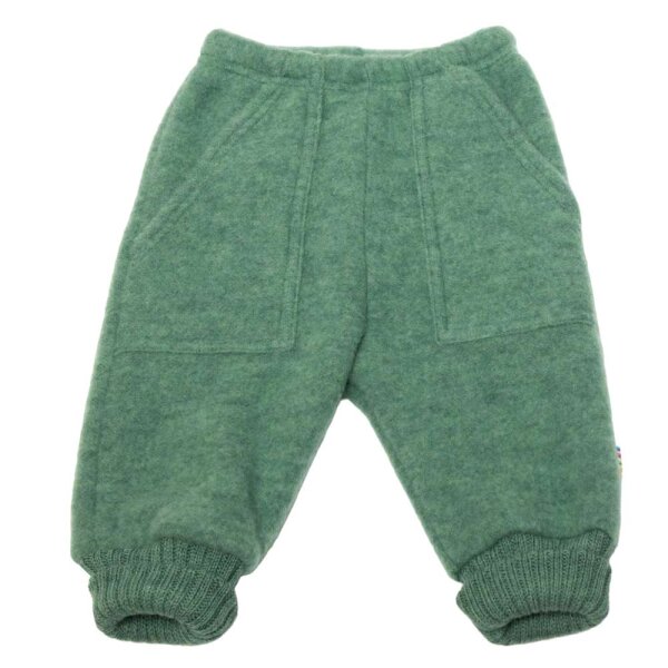 Baggy Hose Soft Wolle grün - 80
