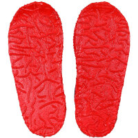 Hausschuhe Wolle smiley penguin rot - 26