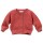 Baby-Strickjacke himbeerrot melange  - 86/92
