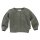 Baby-Strickjacke khaki melange - 86/92