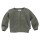 Baby-Strickjacke khaki melange - 74/80