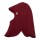 Basic Schalmütze Wolle bordeaux - 50