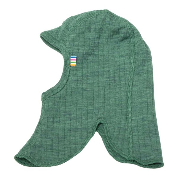 Basic Schalmütze Wolle grün - 52