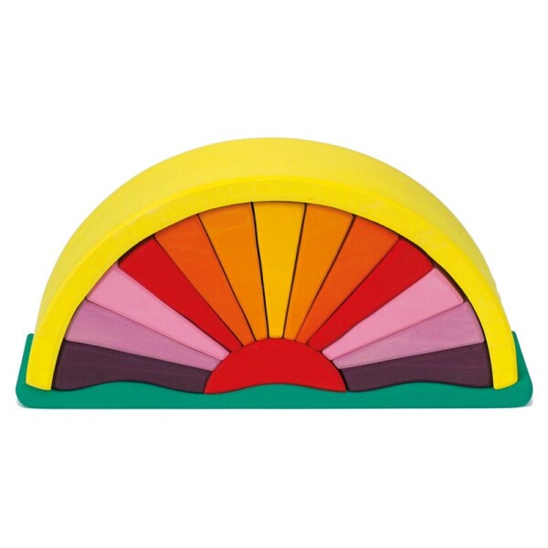 Strahlenbogen gelb/grün