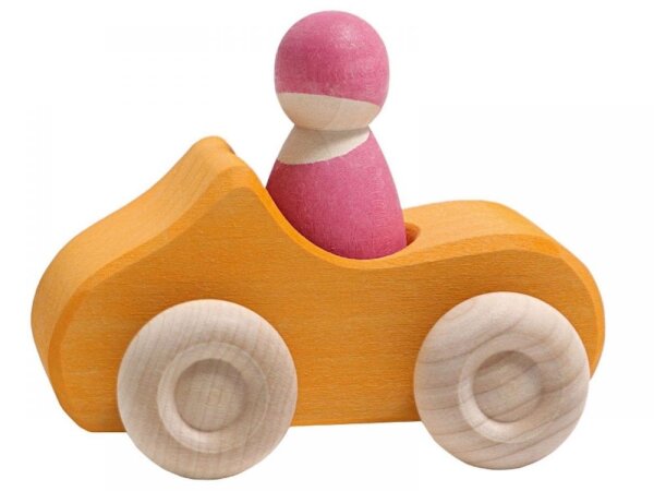 Kleines Cabrio gelb