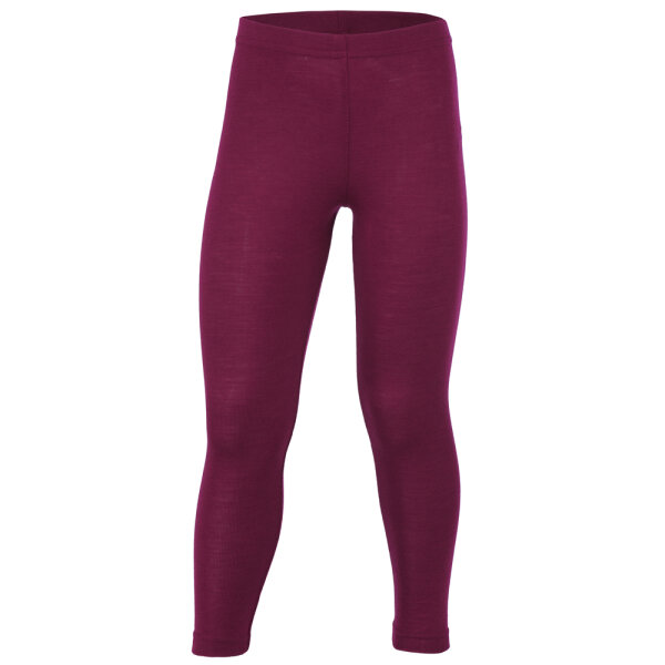 Leggings Wolle/Seide orchidee