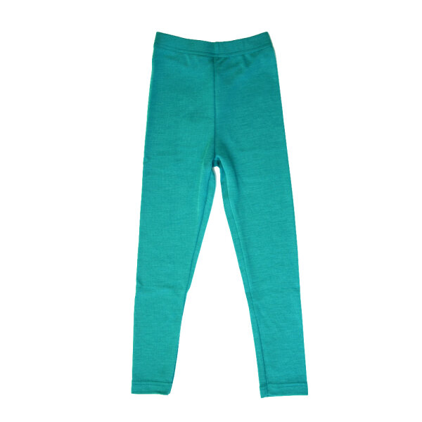 Leggings Wolle/Seide eisvogel
