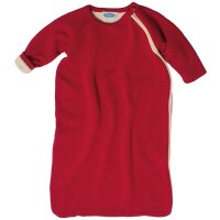 Schlafsack m. Arm Wolle/Plüsch burgund