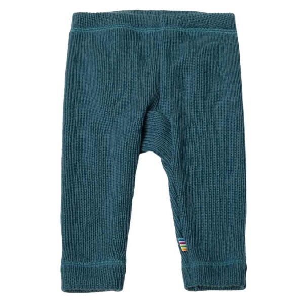 Strick-Leggings Wolle blau - 128/134