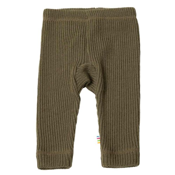 Strick-Leggings Wolle olive - 80