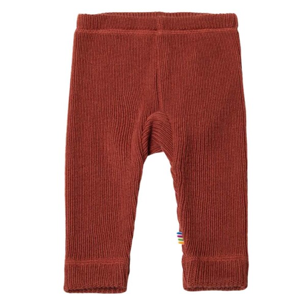 Strick-Leggings Wolle chili rot - 128/134