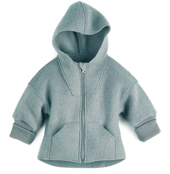 Walk-Jacke mit Reißverschluss rauchblau - 122/128