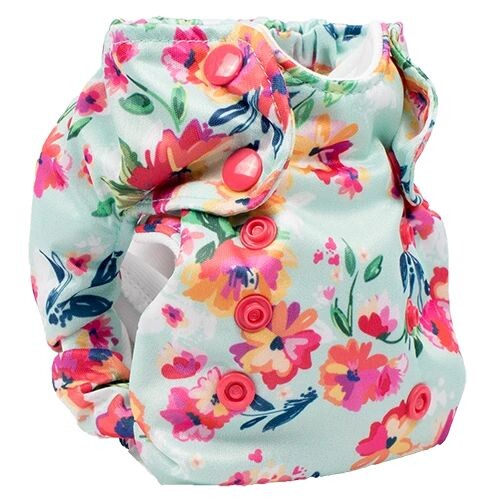 Born Smart AIO Newborn Aqua Floral