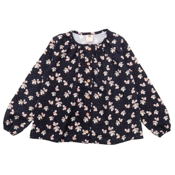Bluse lang Musselin Magnolias - 140