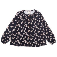 Bluse lang Musselin Magnolias - 140