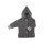 Walk-Dufflecoat Wolle/BW grau melange