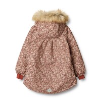 Winter Jacke Mathilde Tech rose dust flowers - 140