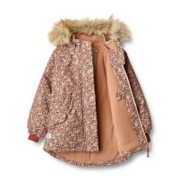 Winter Jacke Mathilde Tech rose dust flowers - 140