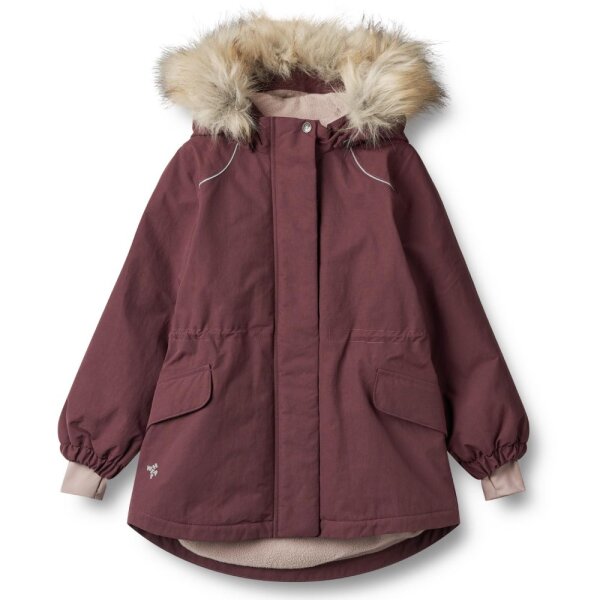 Winter Jacke Mathilde Tech purple dawn - 140
