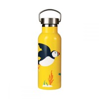Buddy Trinkflasche Papgeientaucher gelb