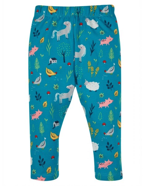 Libby Leggings Bauernhoffreunde petrol
