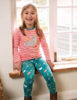 Libby Leggings Bauernhoffreunde petrol