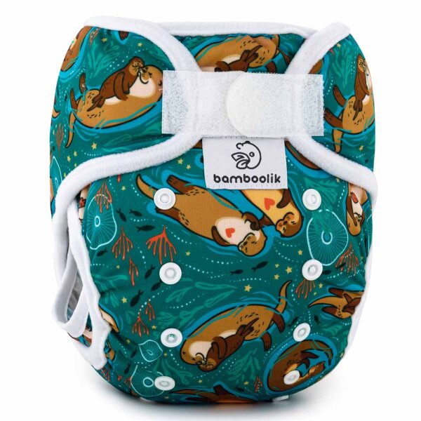 Pocketwindel DUO Klett ohne Einlage Otter - Onesize