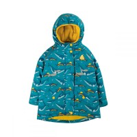 Explorer Winterjacke Regenbogen-Wal petrol