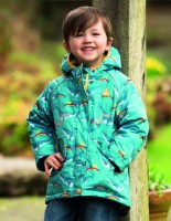 Explorer Winterjacke Regenbogen-Wal petrol