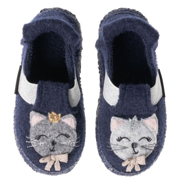 Hausschuhe Aristokitty dunkelblau