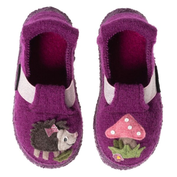 Hausschuhe Pricky Hedgehog bordeaux
