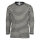 Pulli Wolle/Seide geringelt basalt-natur