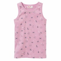 Unterhemd Katzen mauve - 98