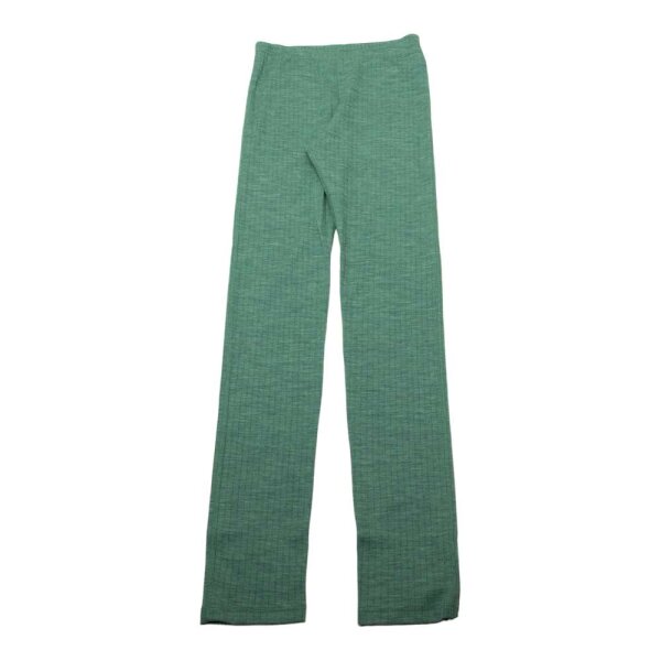 Basic Leggings Wolle grün  - S