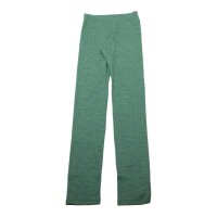 Basic Leggings Wolle grün  - XS