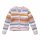 Strickjacke bunt geringelt pastell - 98/104