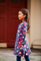Kleid Langarm Apple dunkelblau