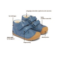 Petit Velcro Lauflerner petrol