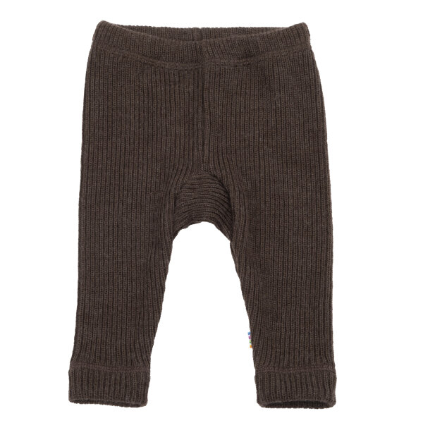 Strick-Leggings Wolle dunkelbraun - 110