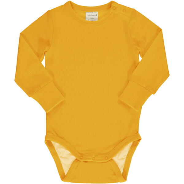 Body Langarm solid amber - 74/80