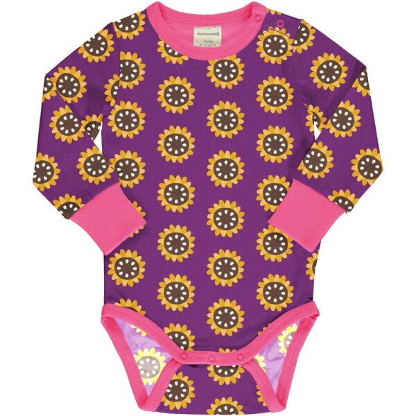 Body Langarm GARDEN Sunflower - 74/80