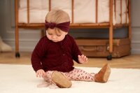 Strickjacke Wellenmuster beere - 92
