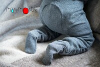 Manymonths Wool Tights Purple Peace