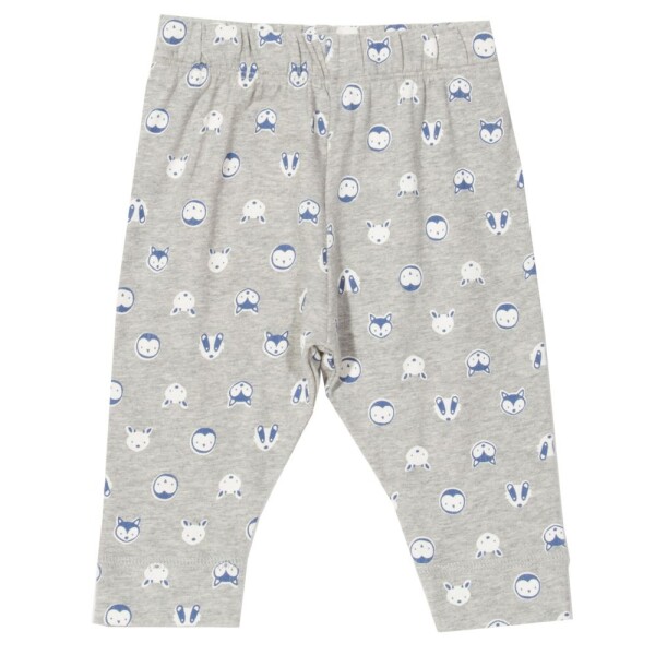 Baby-Leggings Tierfreunde grau