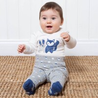Baby-Leggings Tierfreunde grau