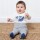 Baby-Leggings Tierfreunde grau